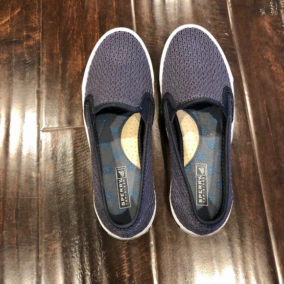 SPERRY Seaside Open Mesh slip on sneakers SZ 6.5 - Picture 6 of 11
